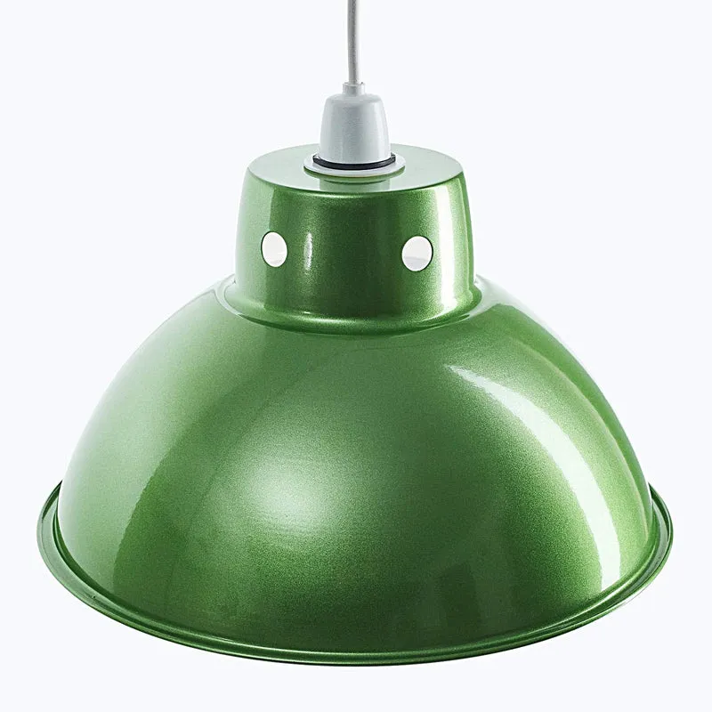 Luminaire Plafonnier en Métal de Style Rétro Moderne, Suspension Industrielle Vintage, Luminaire Industriel Parfait pour Café, Bistro, Restaurant 300mm Diamètre