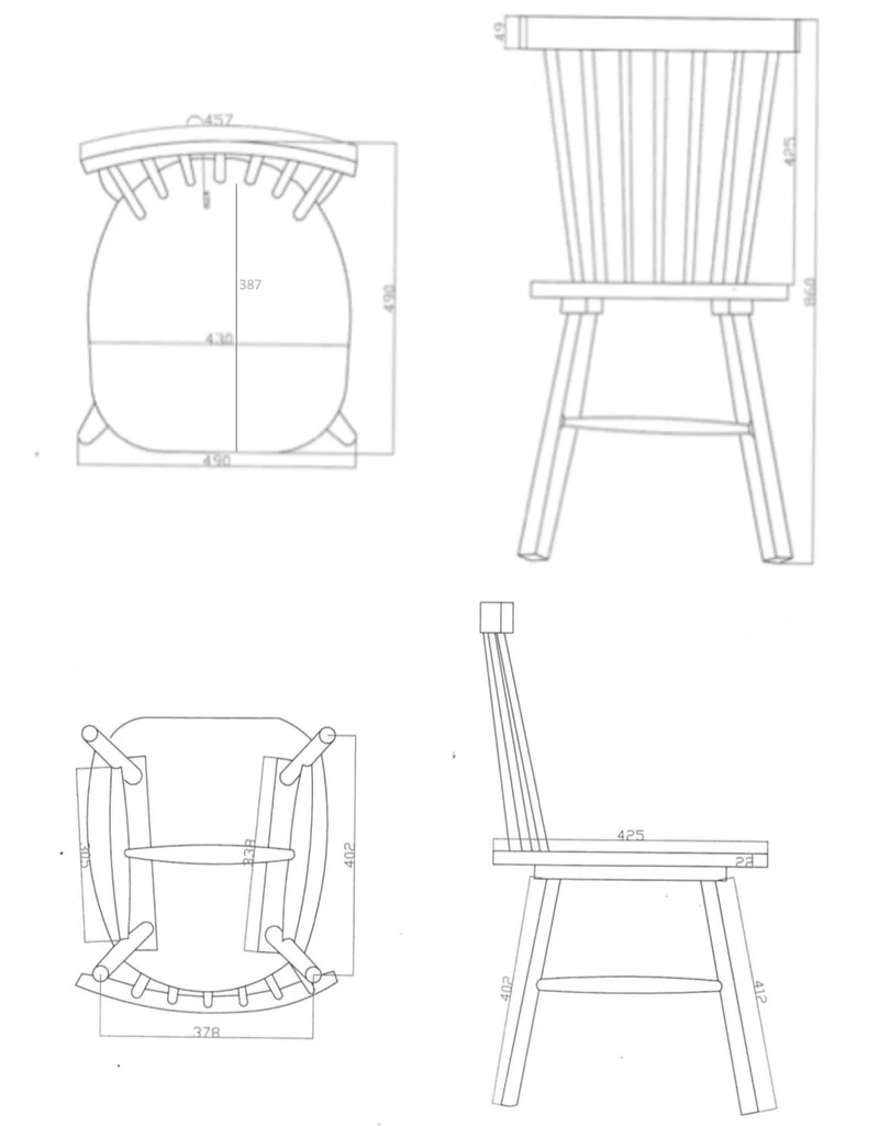 AC Design Furniture Chaise, Bois, Weiß