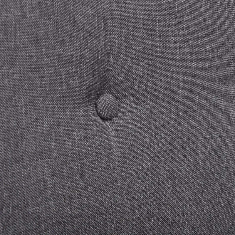 vidaXL Fauteuil Tissu Gris Clair Chaise Salon Séjour Meuble Salle à Manger