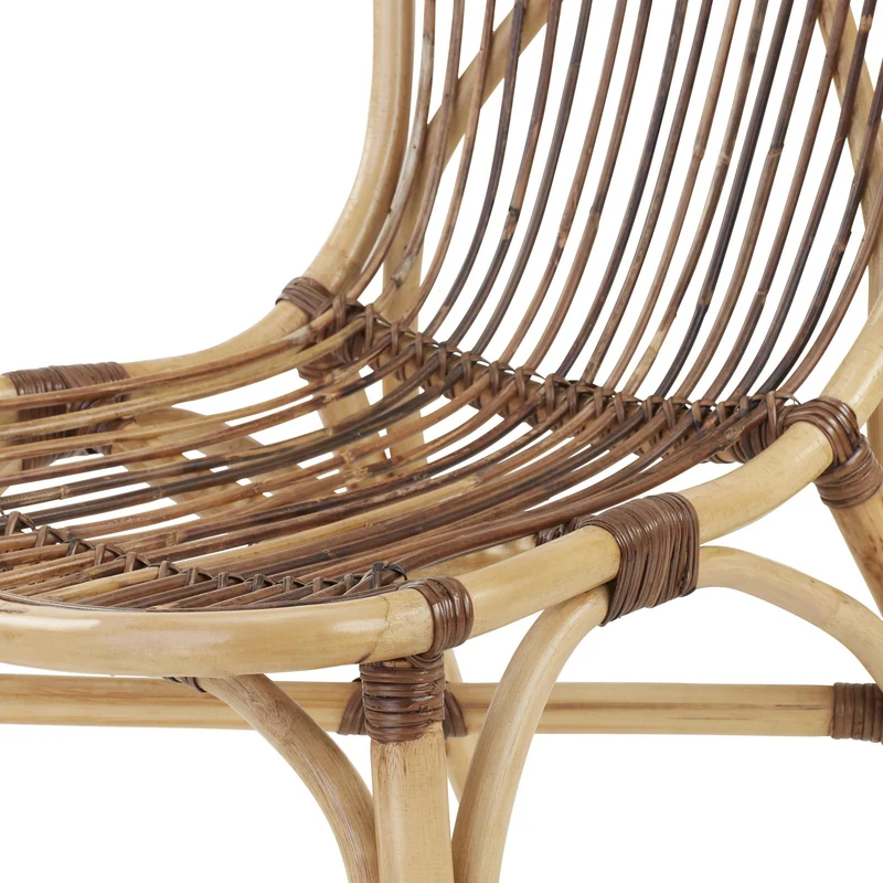 Lot de 6 chaises Elise en rotin