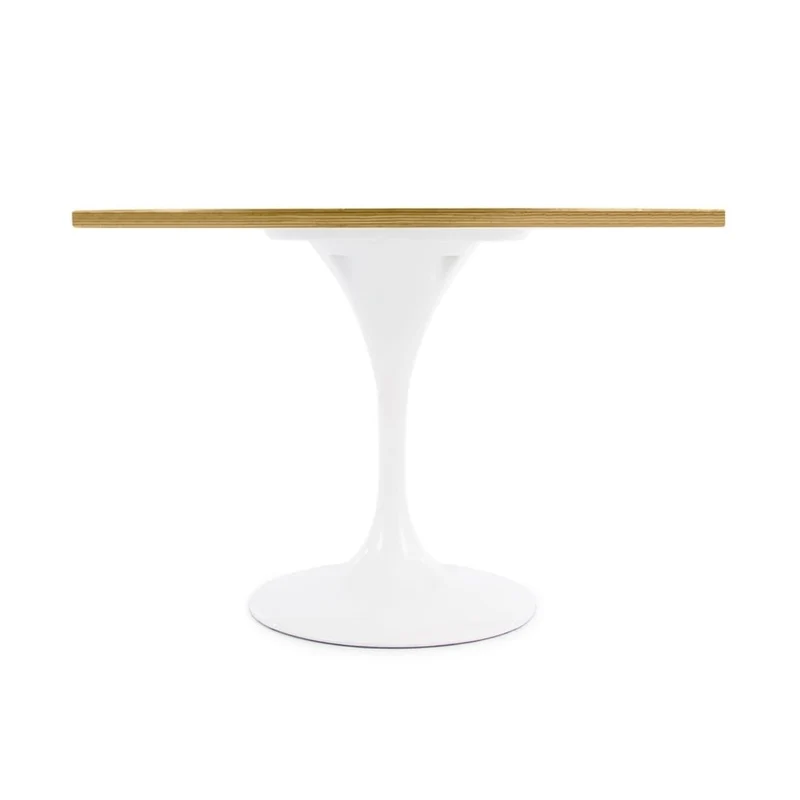 Eero Saarinen Grande Circulaire Table de chêne Tulipe Style