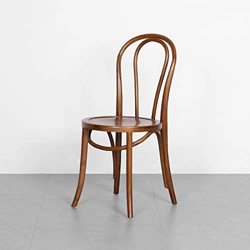 XF XYFFChaise De Salle À Manger en Bois Massif Dossier Rotin Visage Chaise Sanner