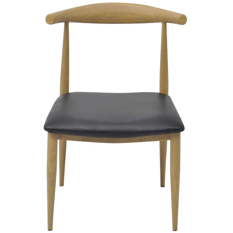 binzhoueushopping chaises pour Salon, DE Salle à Manger Noires, Cuir Artificiel,2 unités 50 x 52 x 78 cm