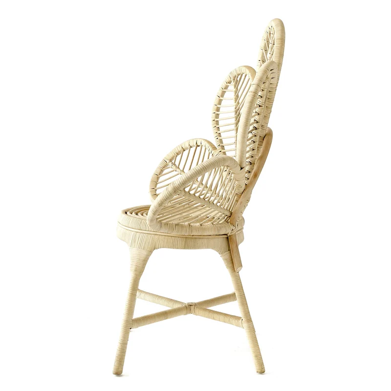 Kenay Home Flower Chaise de Salon, rotin, 70 x 50 x 92 cm
