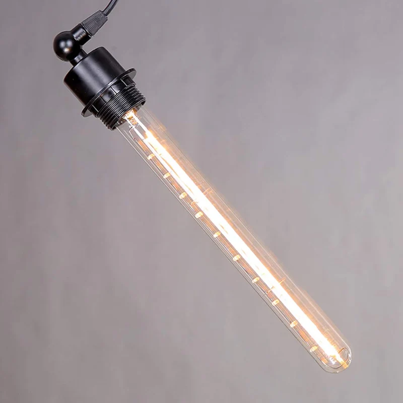 BXL 2 × Suspension Suspension Industrielle Vintage Lustre FlûTe Rustique Plafonnier RéTro Luminaire pour Restaurant Couloir Café Chambre à Coucher éTudier Pub Club