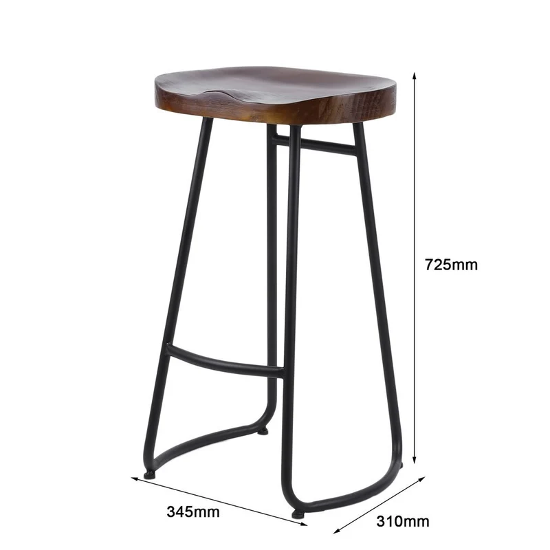 KATHER tabourets de Bar Vintage Tabouret de Bar Rustique Design Pub Bar Chaise Tabouret Portable Home Tabouret Universel Pub Meubles