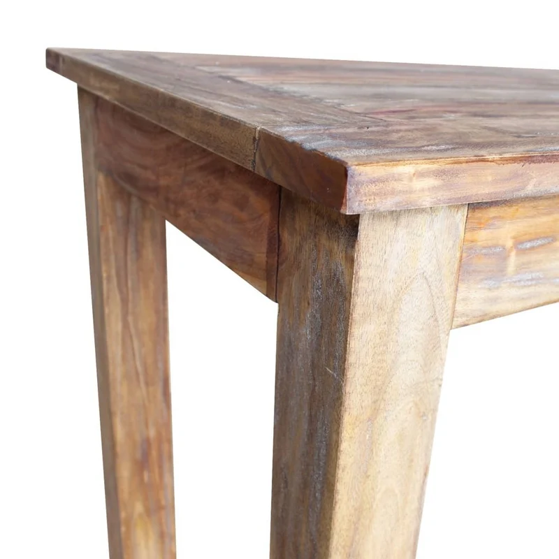 Table à Manger en Bois de récupération Massif Retro Look Chic Rustique 120x60x77 cm pour Le café, Le Petit déjeuner Cuisine, mobilier de Salle à Manger