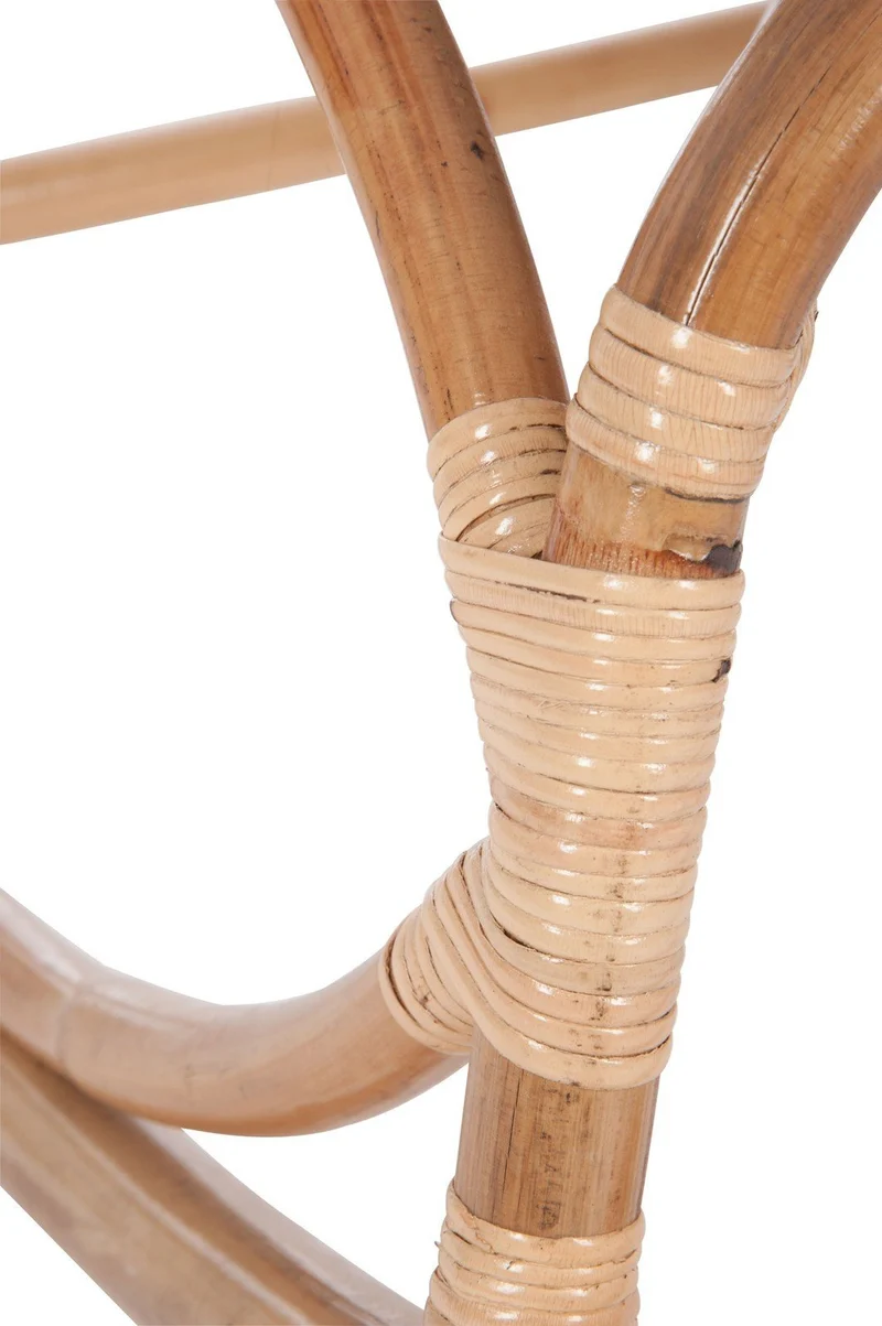 Jolipa Fauteuil à Bascule, Rotin, Naturel, 110x66x93 cm