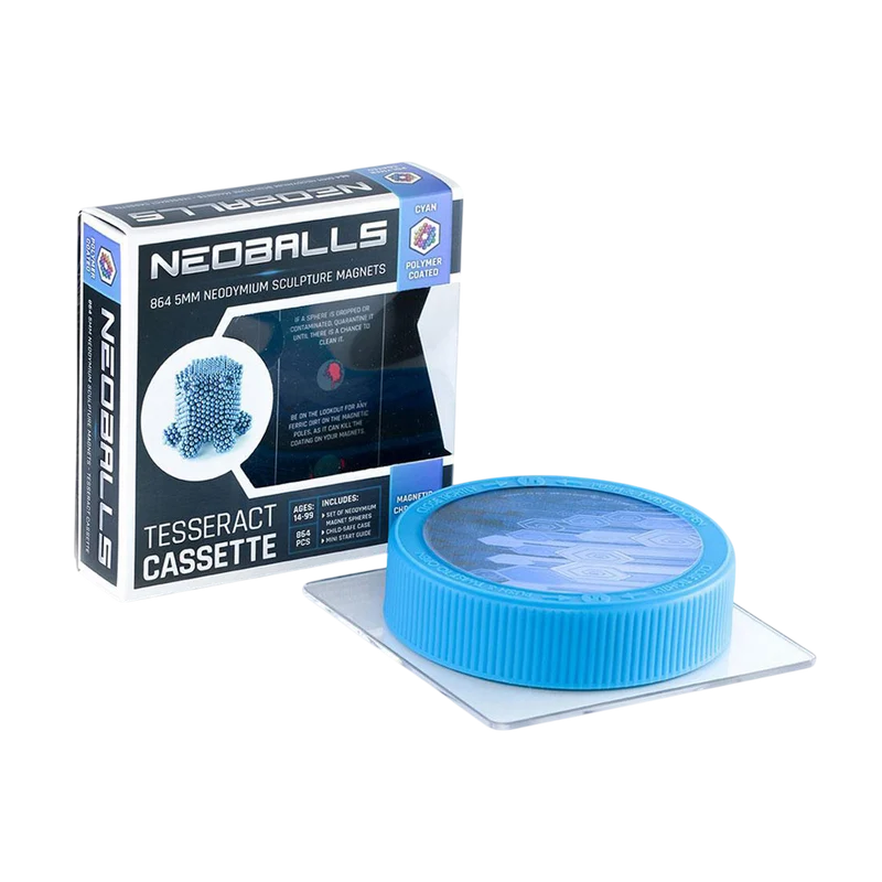 Magnetkugeln Cyan - Tesseract Cassette