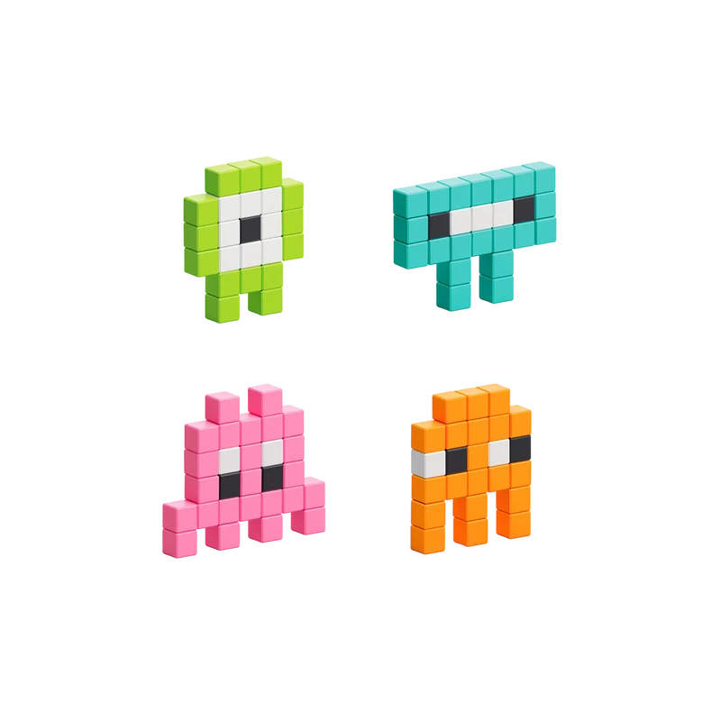 Magnetbaukasten Mini Monsters