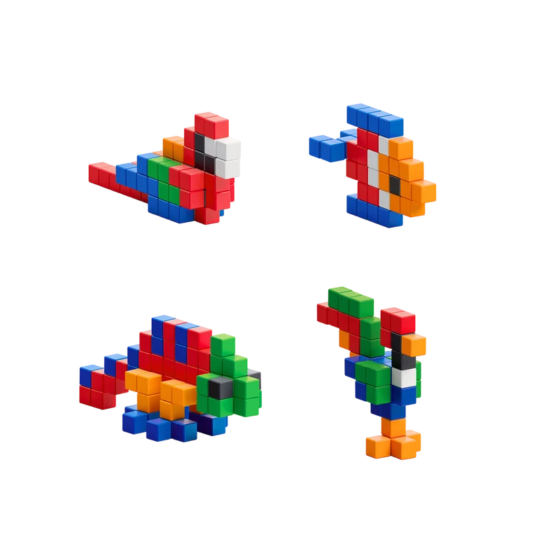 Magnetbaukasten Bright Animals