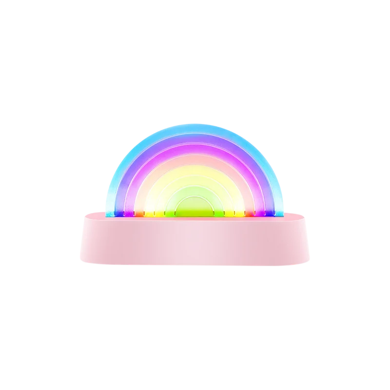 Lampe Regenbogen Rose