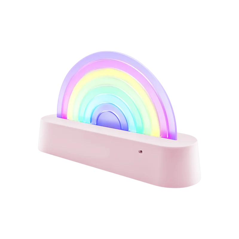 Lampe Regenbogen Rose