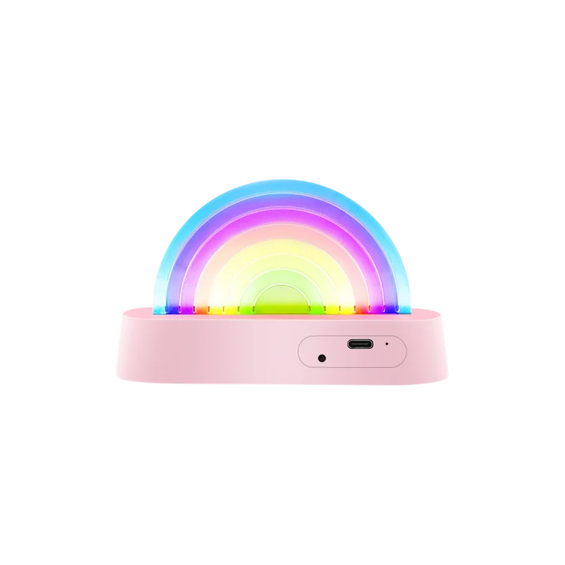Lampe Regenbogen Rose