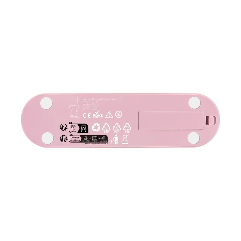 Lampe Regenbogen Rose