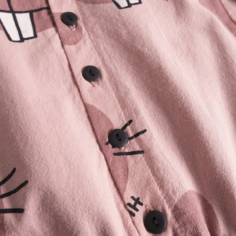 Kleid Bunny Party Overdye Pink Peach