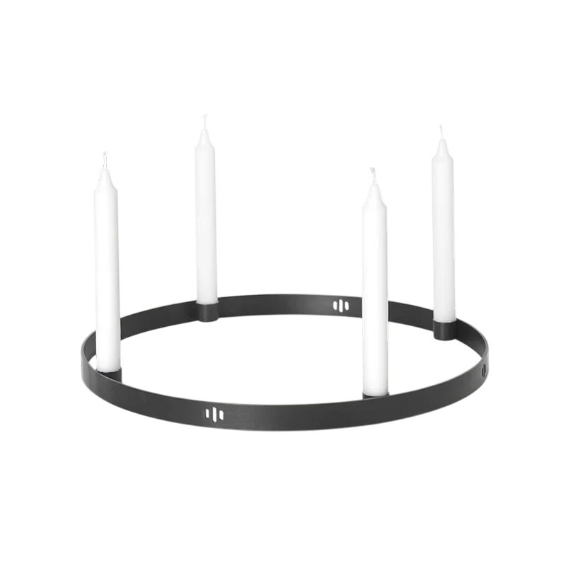 Kerzenhalter Circle Gross Black Brass