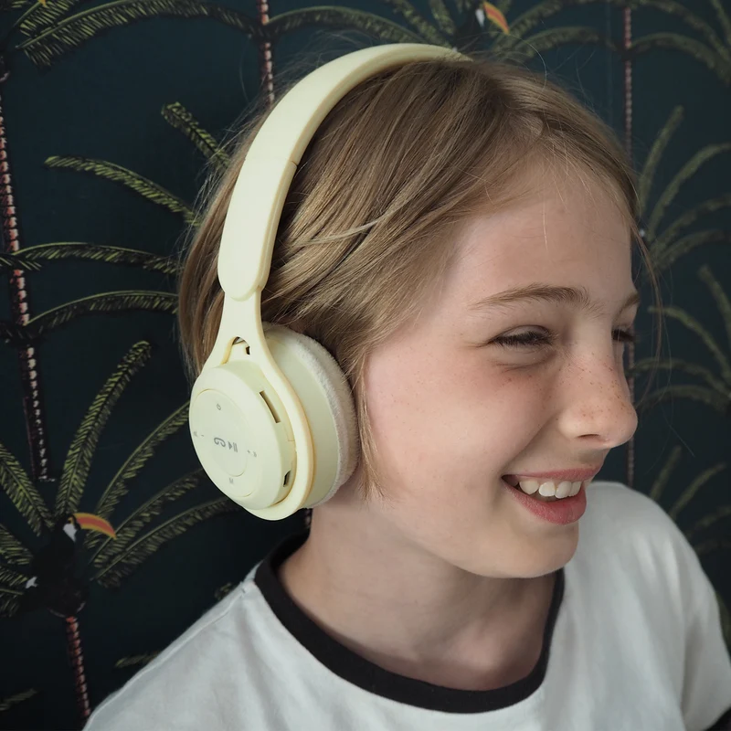 Kabelloser Bluetooth-Kopfhörer für Kinder Yellow