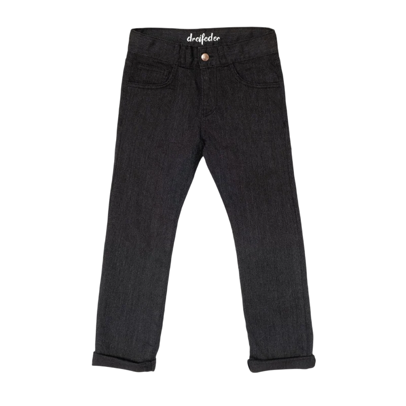 Jeans Maxi Black Straight