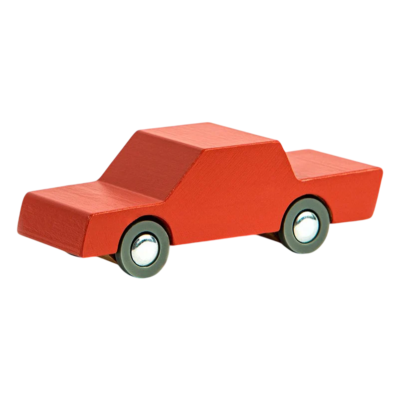 Holzauto Rot