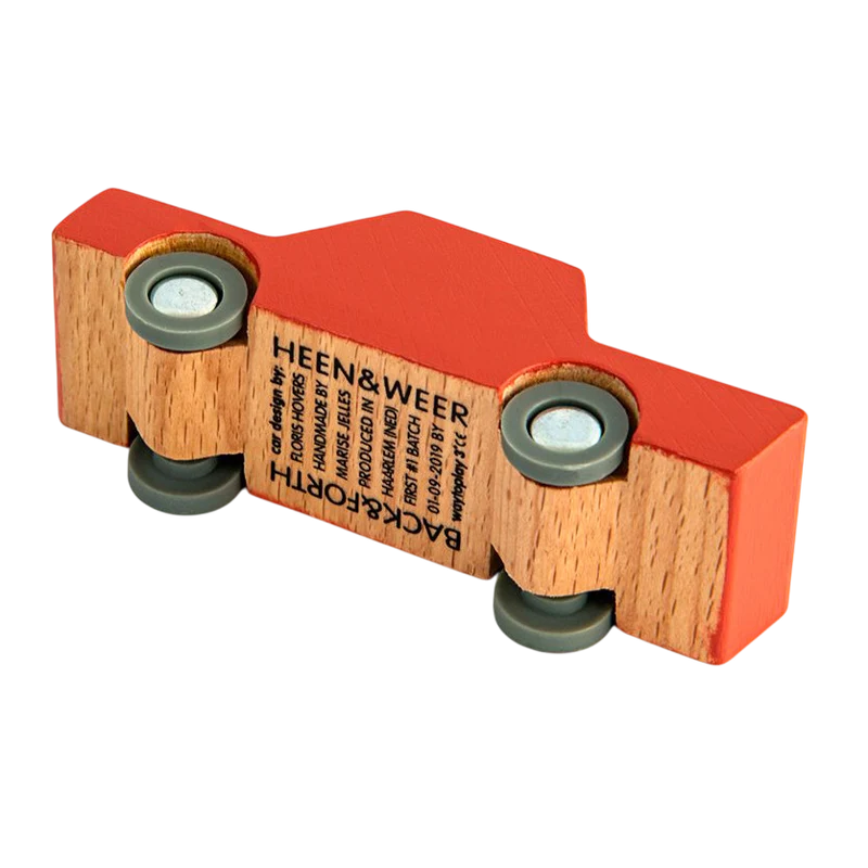 Holzauto Rot