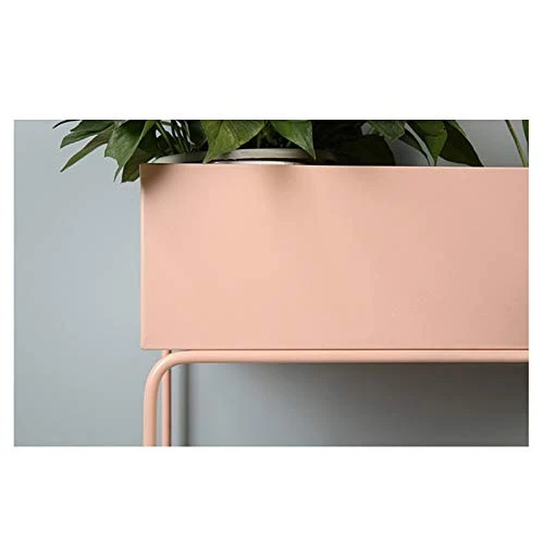 LFOZ Support À Plantes pour Plantes en Métal À 2 Niveaux, Intérieur/Extérieur, avec Porte-bac Design Garden & Home (Color : Dark Green)