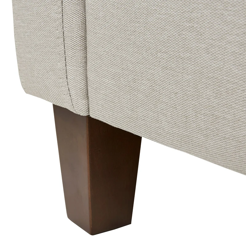 Marque Amazon - Rivet Midtown - canapé moderne à coussins amovibles, 234 cm, Crème