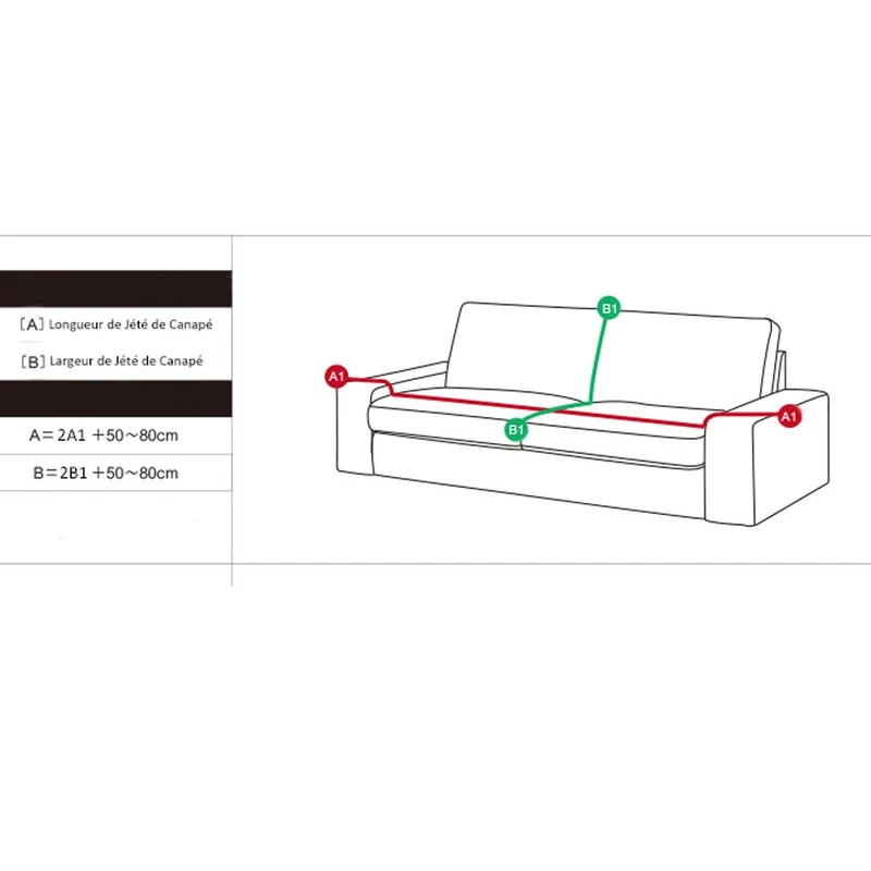 AIBBMIN Simple Jeté de Canapé Jeté de Lit en Lin Couverture de Fauteuil Décorative Housse de Canapé Antidérapage Universelle