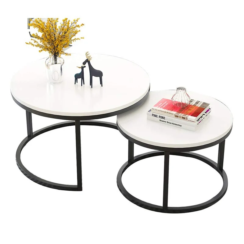 HANSHAN Table d'appoint Table Gigogne, Tables Basses