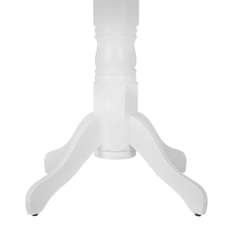 Beliani Table Ronde 100 cm Blanche Akron