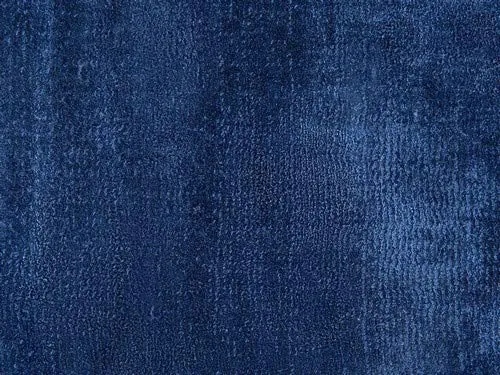 Tapis rectangulaire - Tapis en Viscose - Bleu foncé - 160x230 cm - GESI