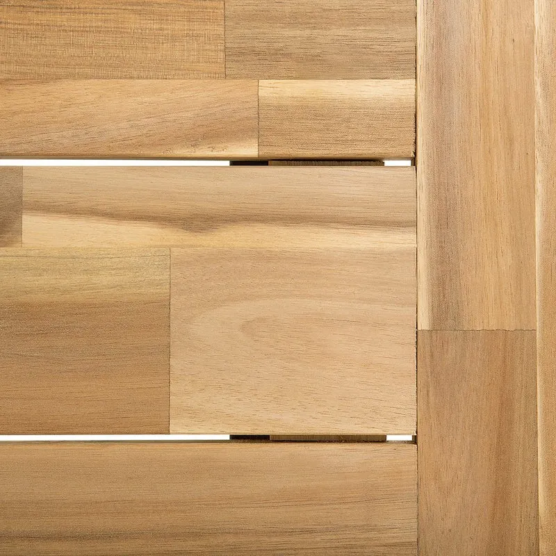 Beliani Table en Bois Pieds Blancs Scania