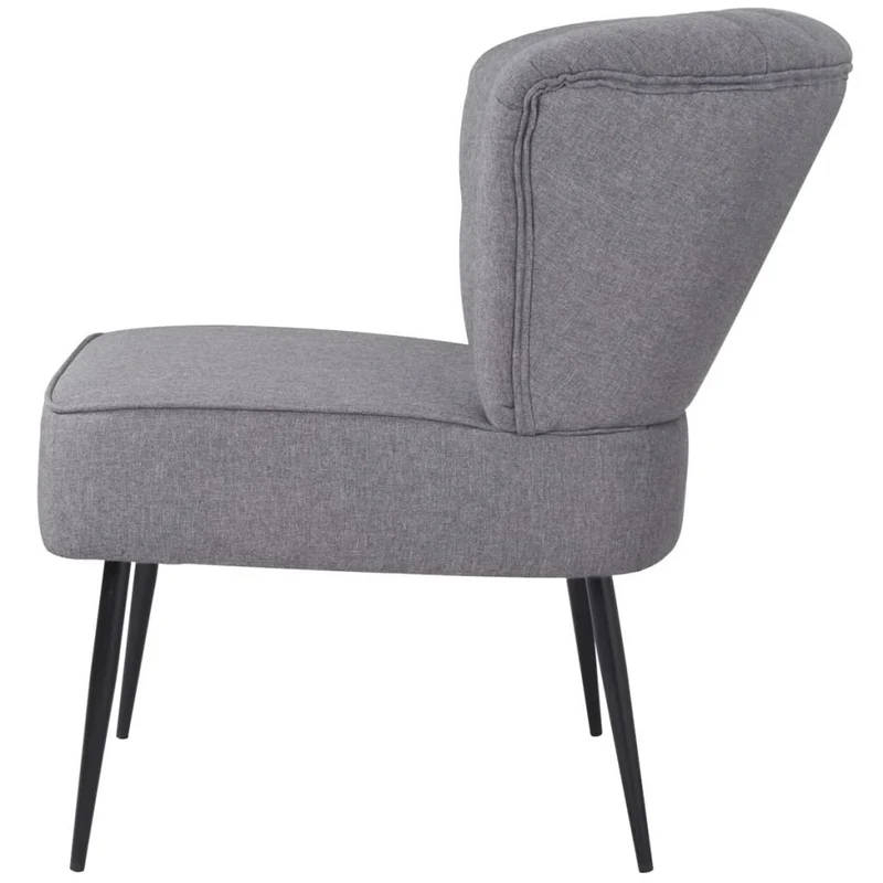 vidaXL Chaise de Cocktail Chaise pour Salon Séjour Bureau Fauteuil Gris Clair