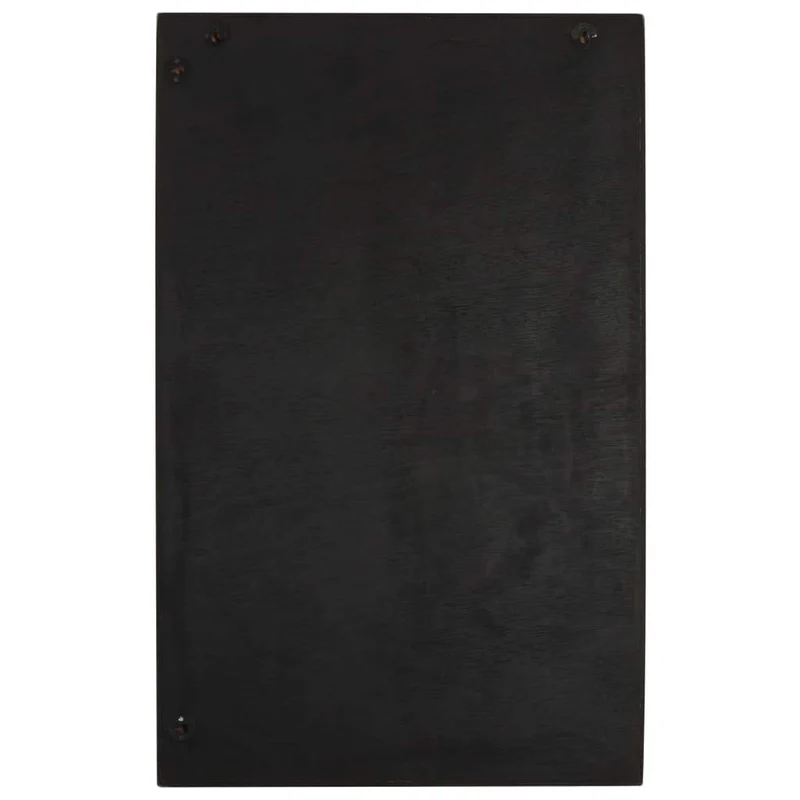 Tidyard Miroir Murale | Miroir Salle de Bain | Miroir Bois Rectangulaire Teck Recyclé 50 x 80 cm