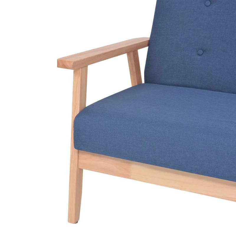 Luckyfu ce canapé 3 Places en Tissu Bleu.Ce canapé au Design élégant et Moderne également très Comodo. canapé de séjour.