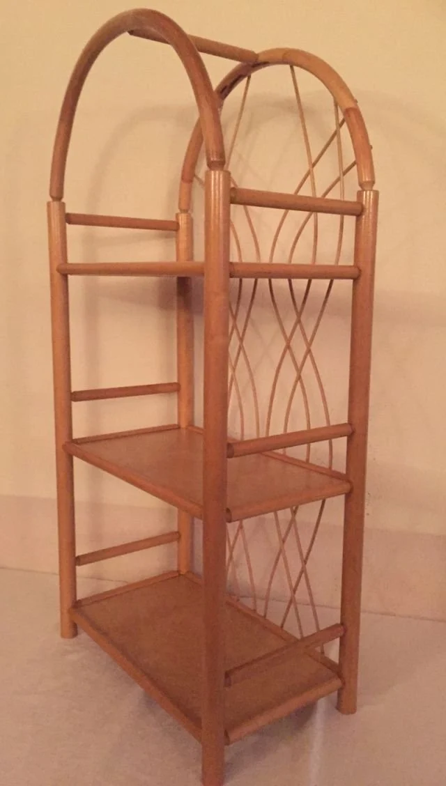 Rattan im Trend '' Regal rotin Ramin Nouveau fabriqué en Allemagne en Miel rundbogen