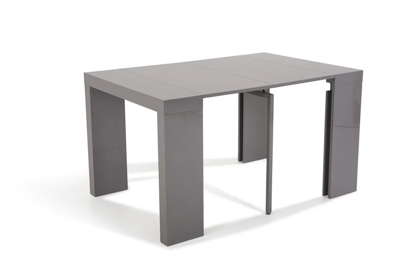 Soliving ATLAS Console 4 Allonges, Autre, Gris, 45 x 90 x 75 cm