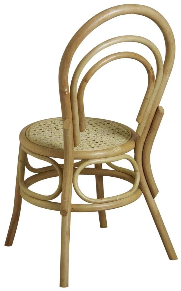 JARDIN DECO Chaise en rotin Naturel et cannage