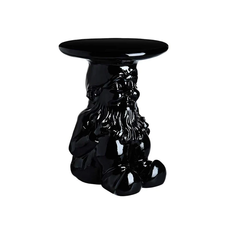 Kartell Napoleon tabouret noir brillant