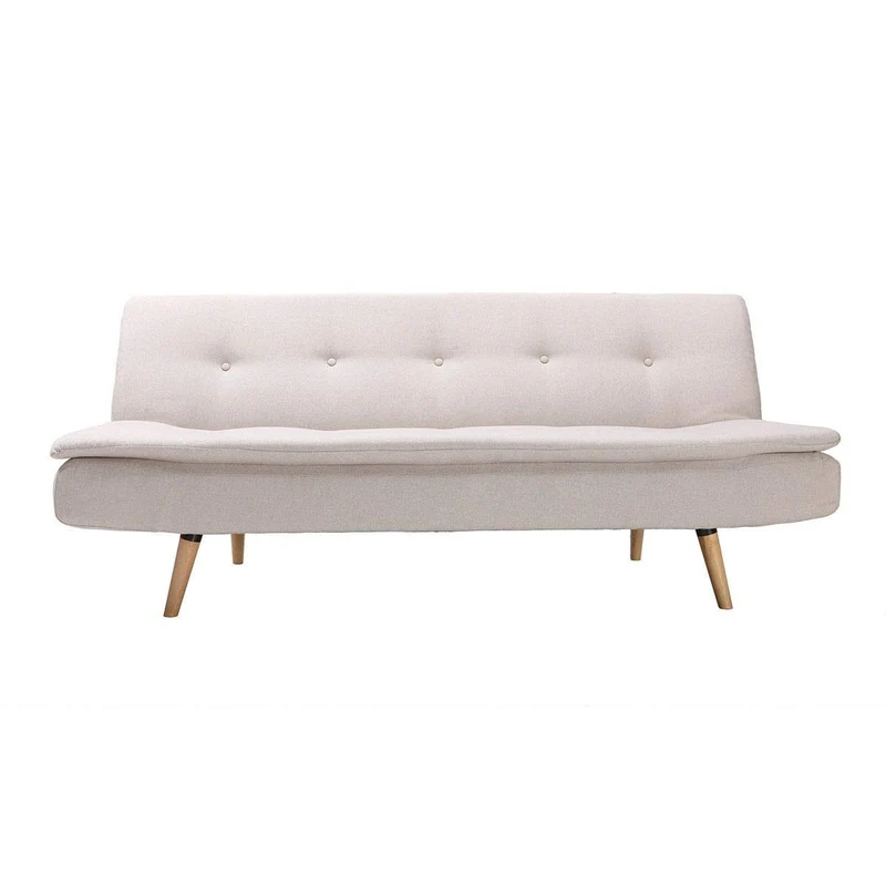 Miliboo Canapé Convertible Design scandinave 3 Places Beige Senso