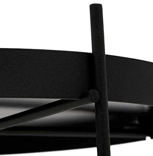 Alterego Table Basse 'Kolos Medium' Noire