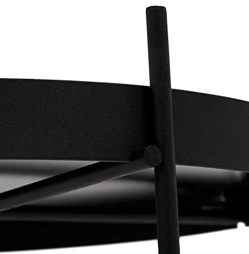Alterego Table Basse 'Kolos Medium' Noire