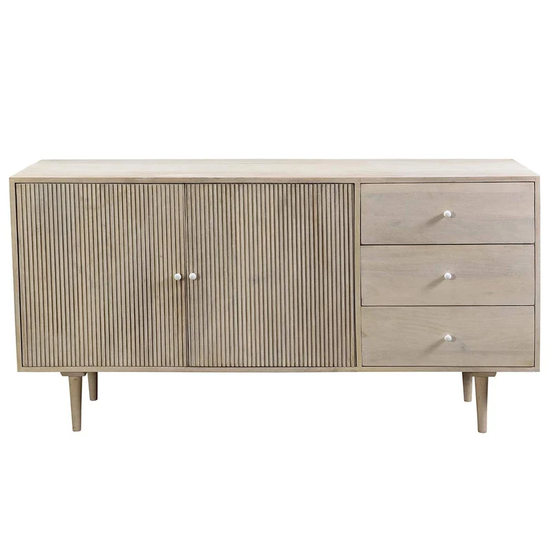 Miliboo & Stéphane Plaza Buffet Vintage en Bois de manguier Path