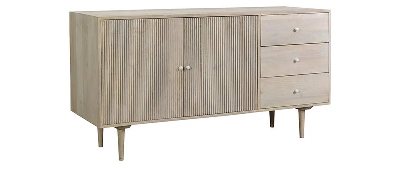Miliboo & Stéphane Plaza Buffet Vintage en Bois de manguier Path