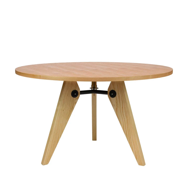 Vaukura Table de Salle à Manger Ø120 - Table Ronde en Bois