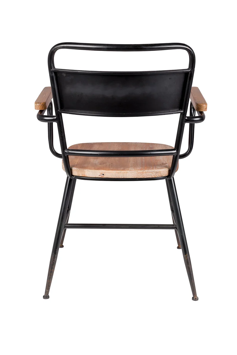 Felis Lifestyle 1200159 Lot de 2 Chaise Gene, Bois, Marron, 54,5 x 55 x 82 cm
