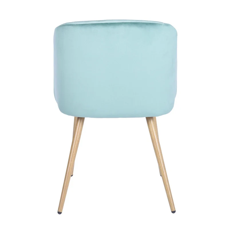 FURNISH1 Lot de 2 Superbe Chaise de Salle à Manger en Velours, Dossier rembourré Ergonomique et Assise rembourrée,Chaise Aqua de Salle à Manger 52 * 46.5 * 82cm