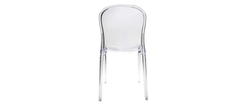 Miliboo Chaises empilables Design Transparentes (Lot de 2) THALYSSE