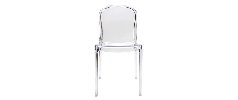 Miliboo Chaises empilables Design Transparentes (Lot de 2) THALYSSE