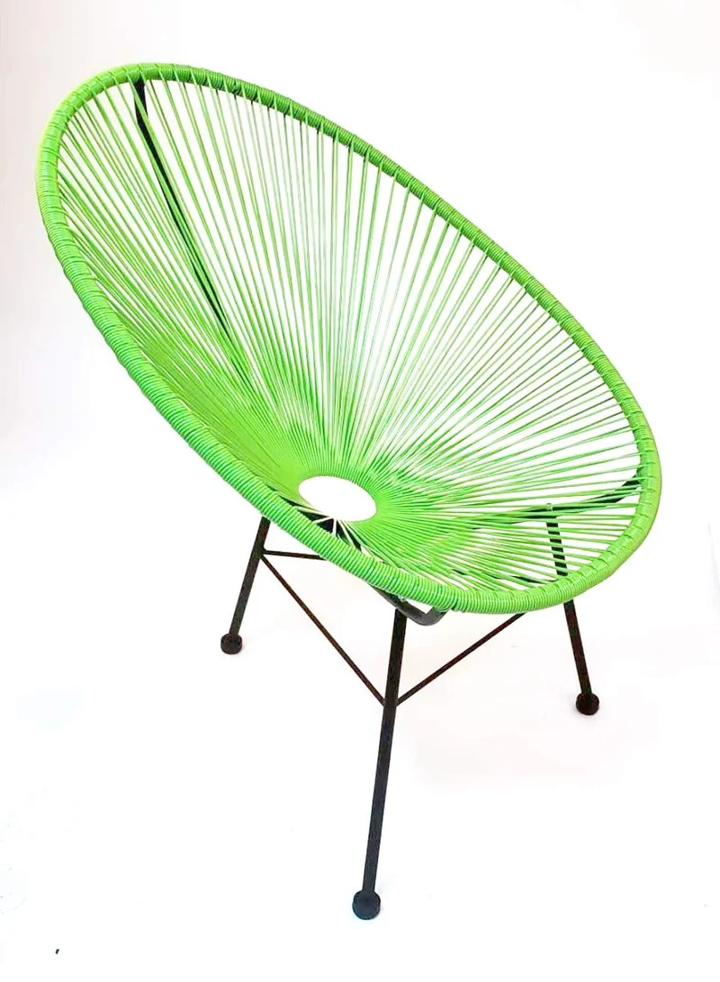 EUROSILLA Acapulco - Fauteuil de Conception pour Jardin, Vert, 70 x 83 x 88 cm